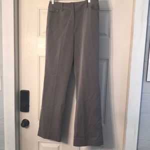 Gray Pin Strip Pants